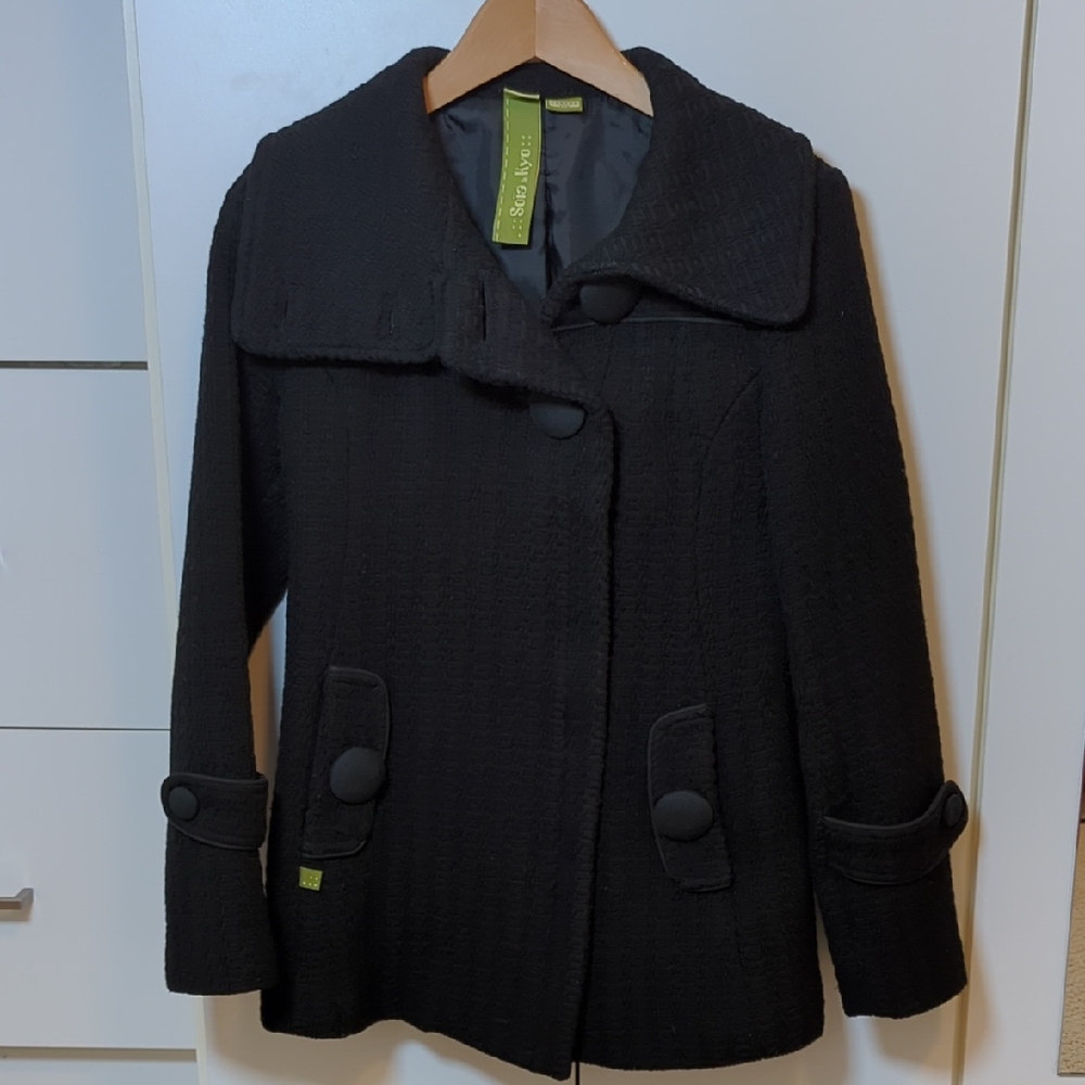 Soia & Kyo Margo Wool Coat Black Women's S